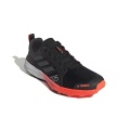 adidas Trail Running Shoes Terrex Speed Flow (lightweight, breathable, comfortable) black/red Men